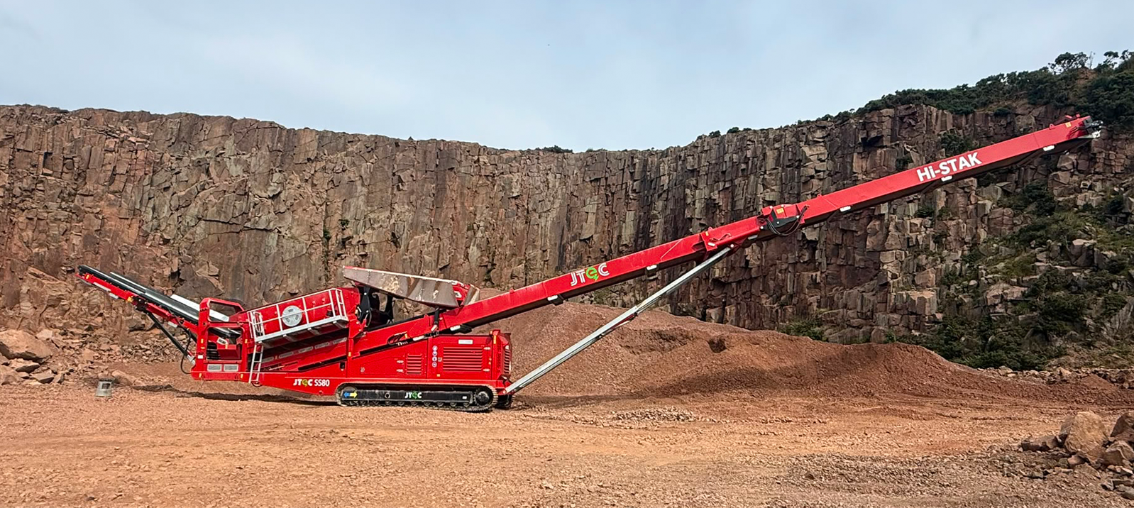 JTEC SCALPER:STACKER ON SITE